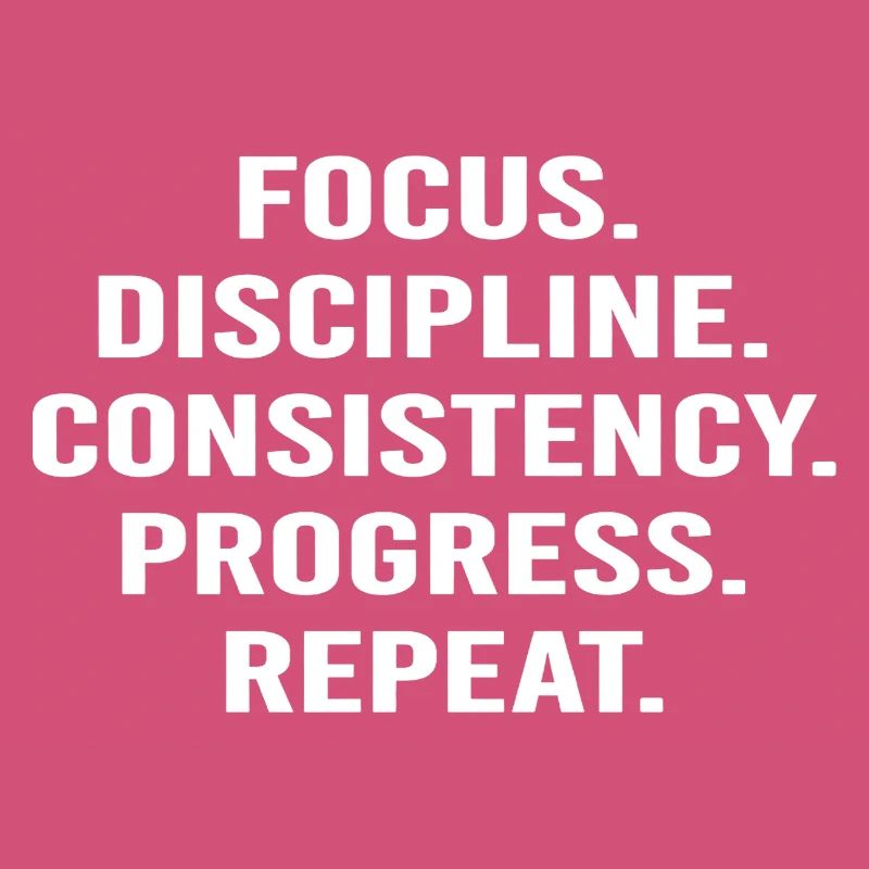 Focus Discipline Progress Repeat