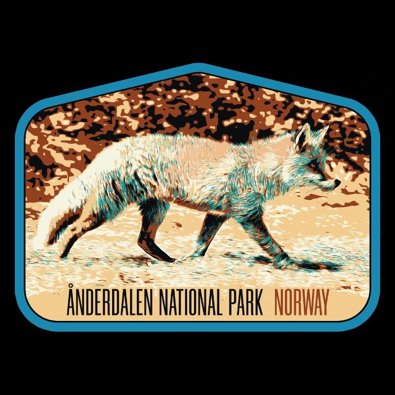 Anderdalen Snow Fox Patch: Nordische Fauna