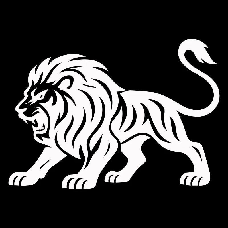Silhouette de tigre