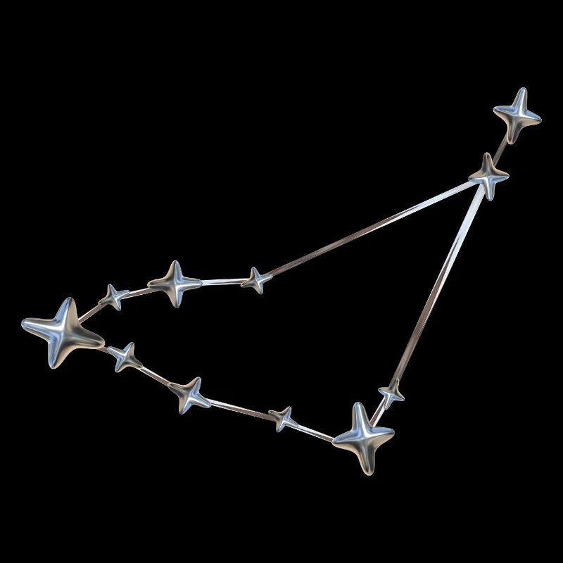 Rangée d’étoiles Conception de constellation