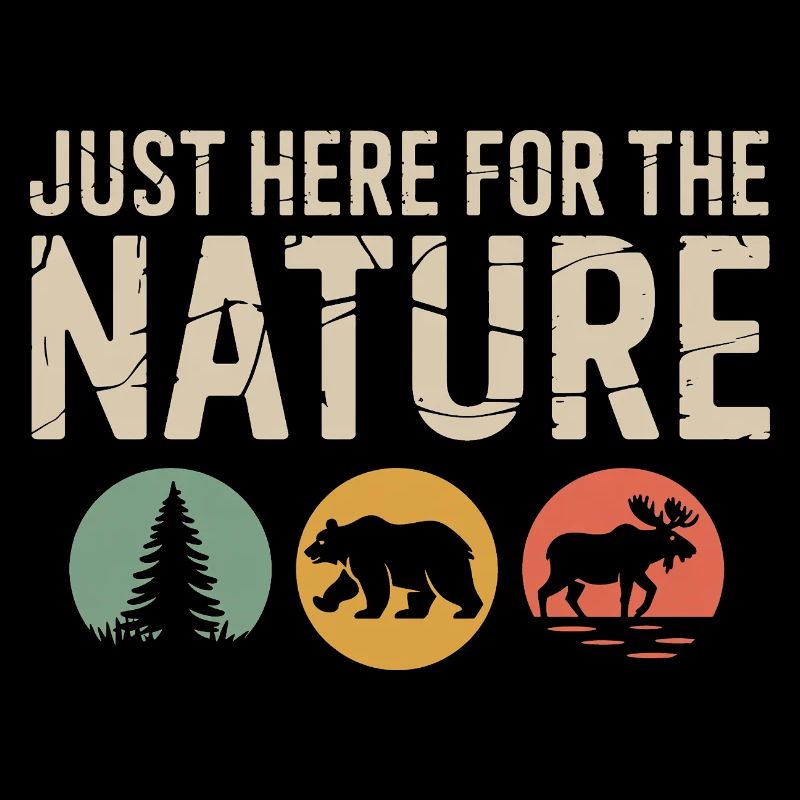 Just Here for Nature: Wildlife Silhouettes