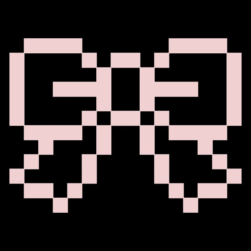 Pink Pixel Bow