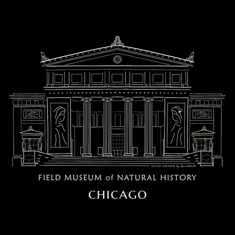Chicago, Musée d’histoire naturelle du dessin à la main