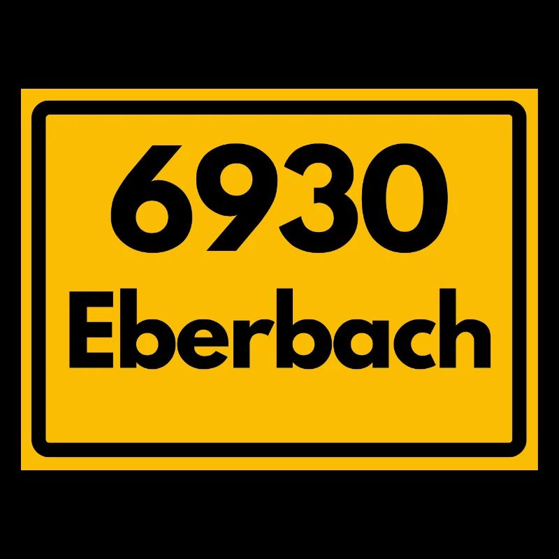 OLD POSTCODE POSTCODE RETRO 6930 EBERBACH HEIMAT