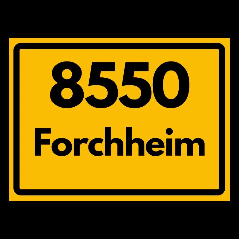 ALTE POSTLEITZAHL PLZ RETRO 8550 FORCHHEIM HEIMAT