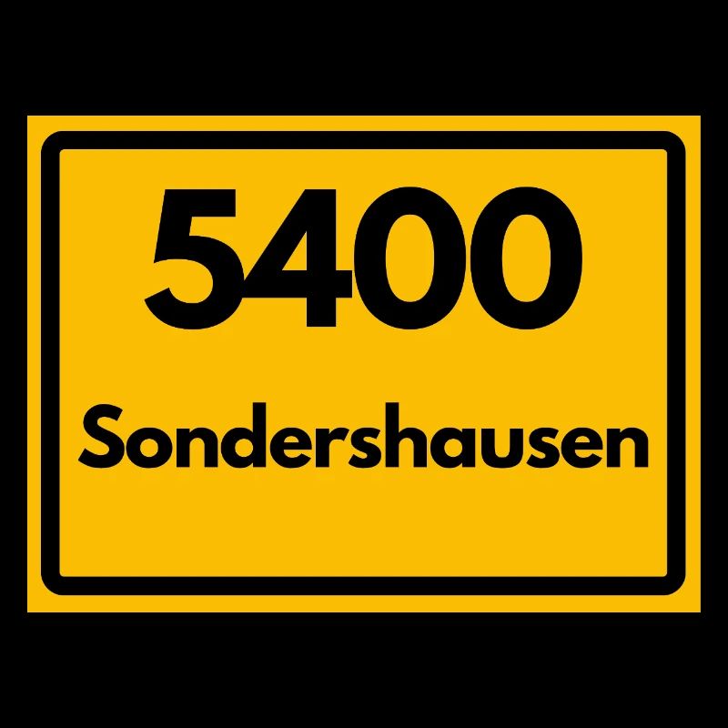 ALTE POSTLEITZAHL PLZ 5400 Sondershausen Schloss