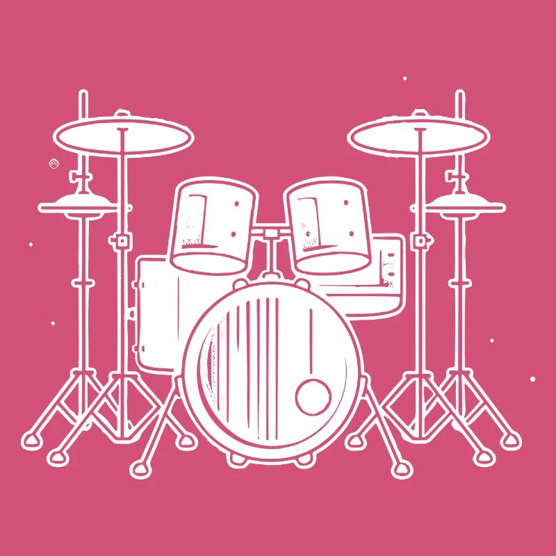 Drum Set Drawing