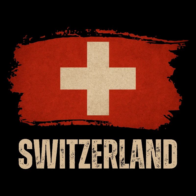 Grunge-Flagge der Schweiz, Schweizer Stolz