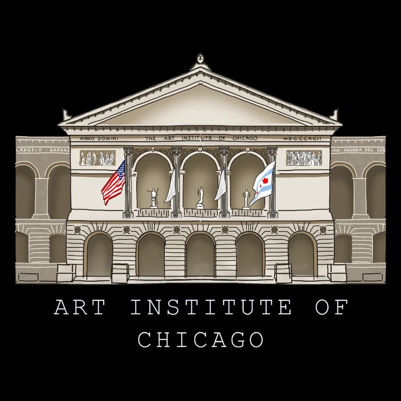 Chicago, musée d’art dessiné à la main