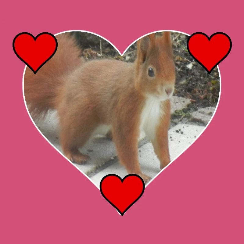 Eichhörnchen Squirrel Liebe Love Herz