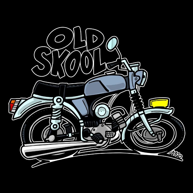 0897 cyclomoteur 50cc couleur OLD SKOOL