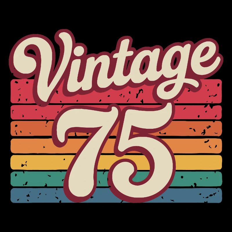 Vintage 75 Retro Design 70s