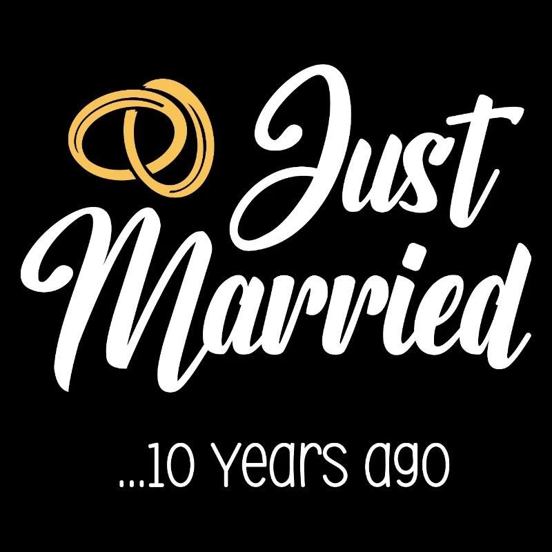 Vient de se marier 10 ans de mariage Anniversaire de mariage