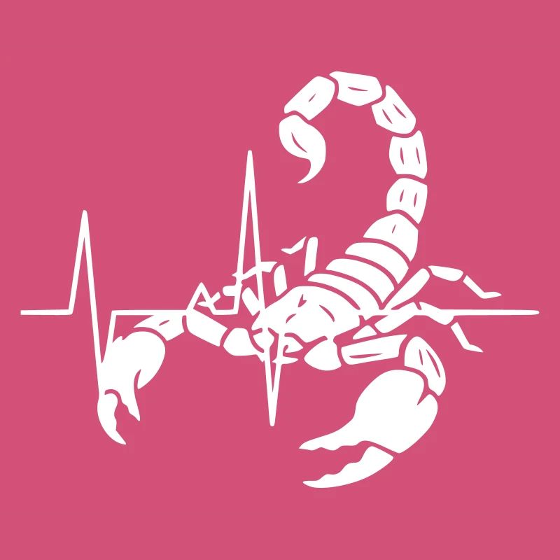 Silhouette du Scorpion ECG Clean Vector