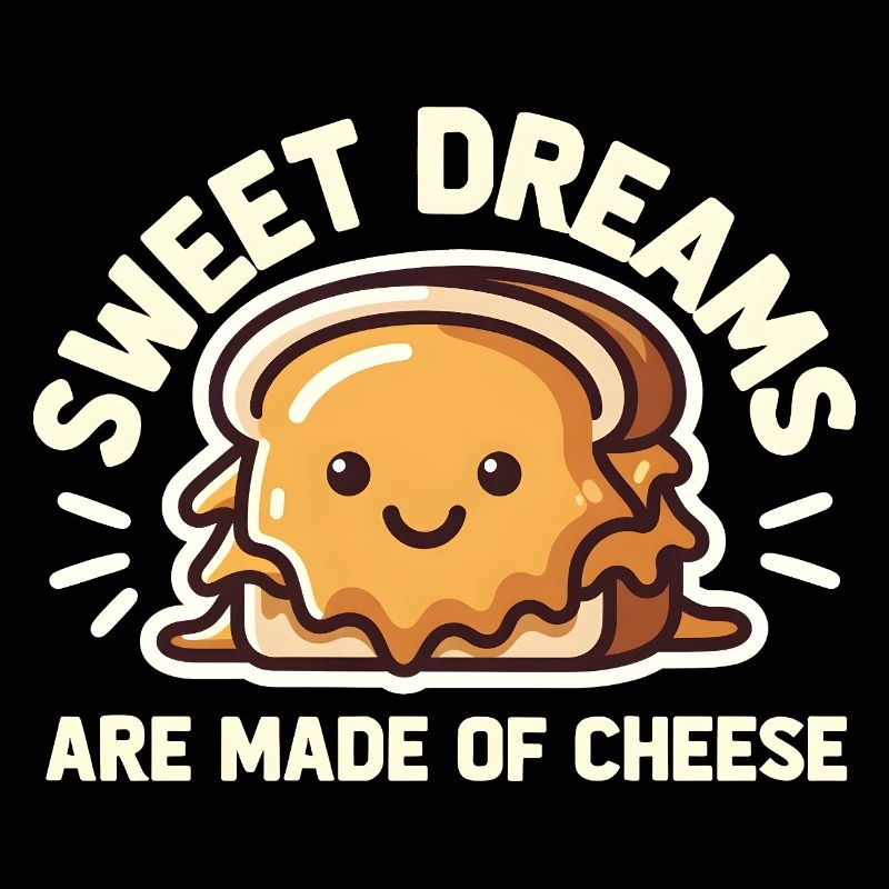 Les doux rêves sont faits de sandwich mignon au fromage