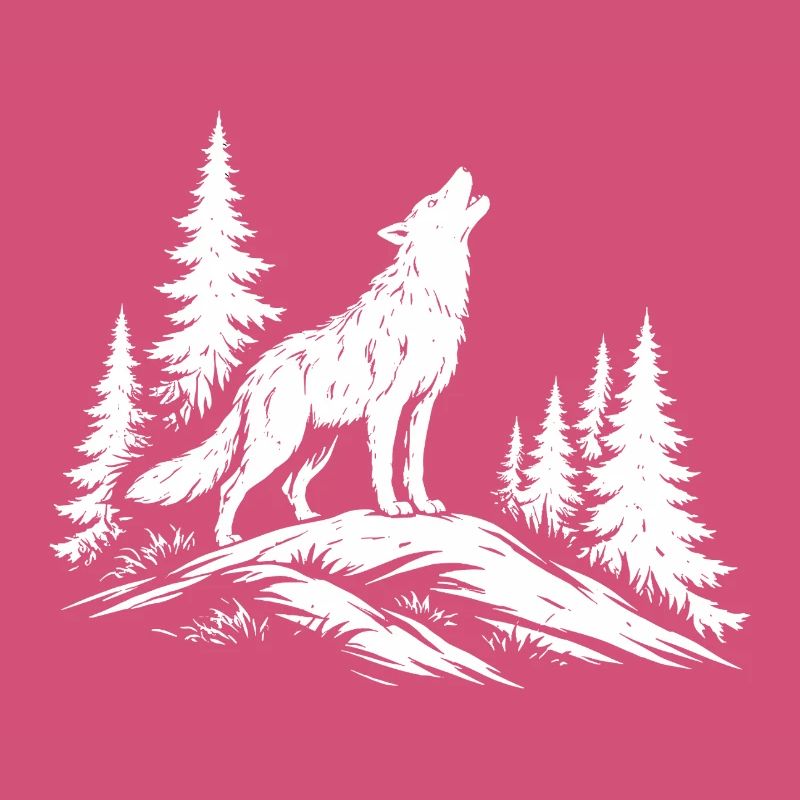 loup hurlant