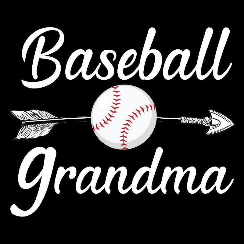 Baseball-Oma Stolzer Baseball-Fan Oma
