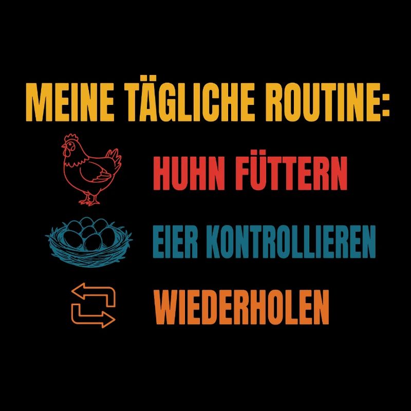 Meine tägliche Huhn-Routine
