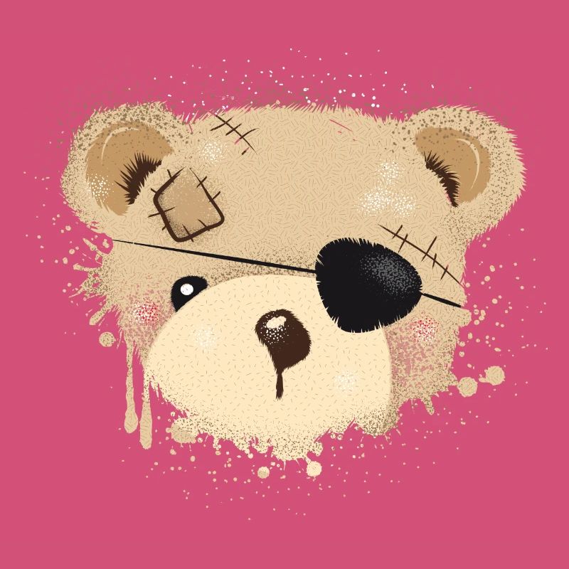 Teddy with eye patch