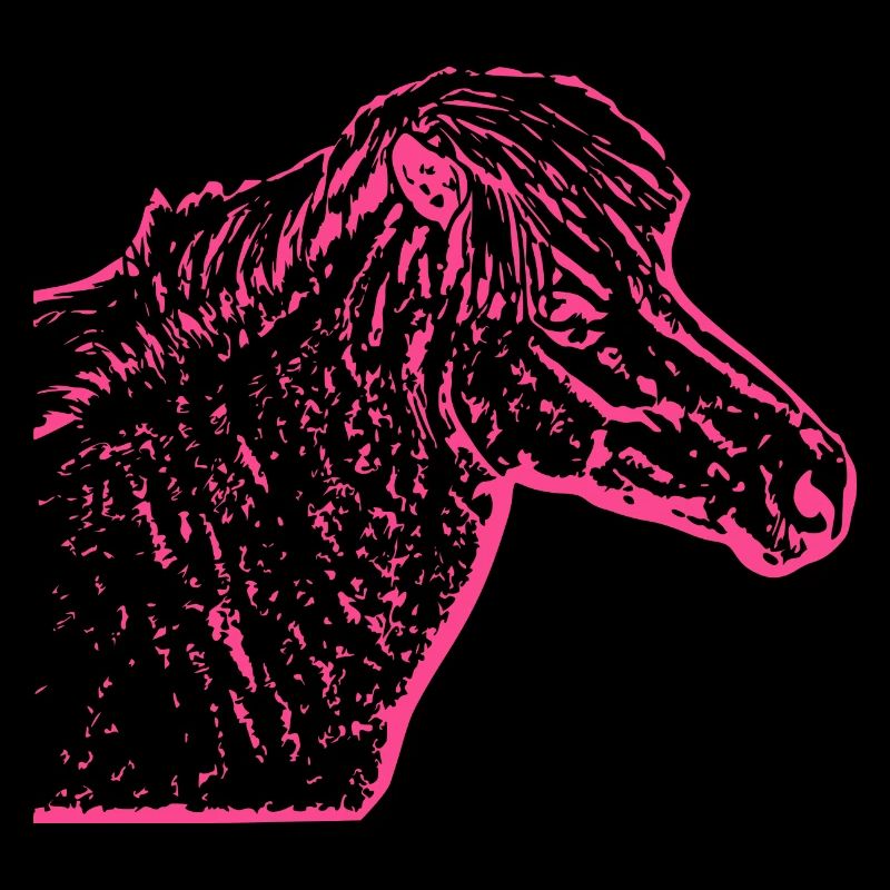 Horse pink pink