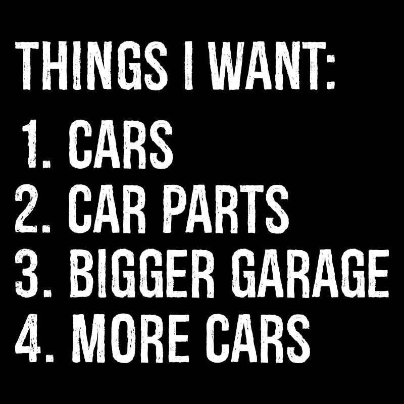 Dinge, die ich will Autos Autoteile größere Garage Autos