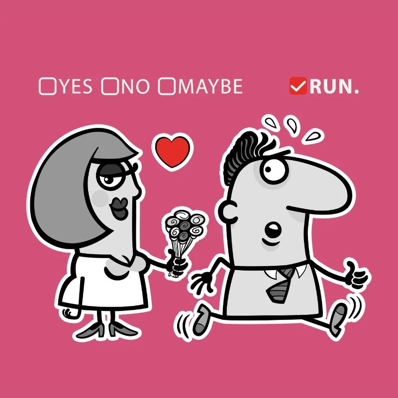 Liebe oder Flucht – Unkonventioneller Humor (Dark Version)