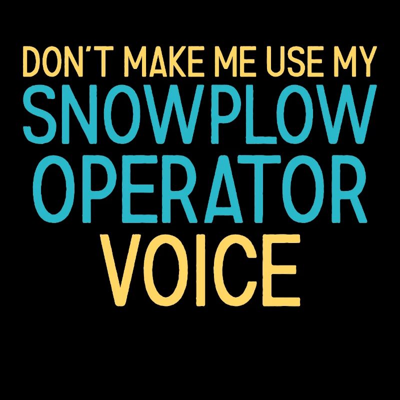 Snowplow Operator Voice Snow Plow Driver