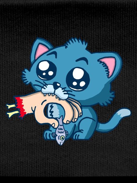 Chaton gourmand