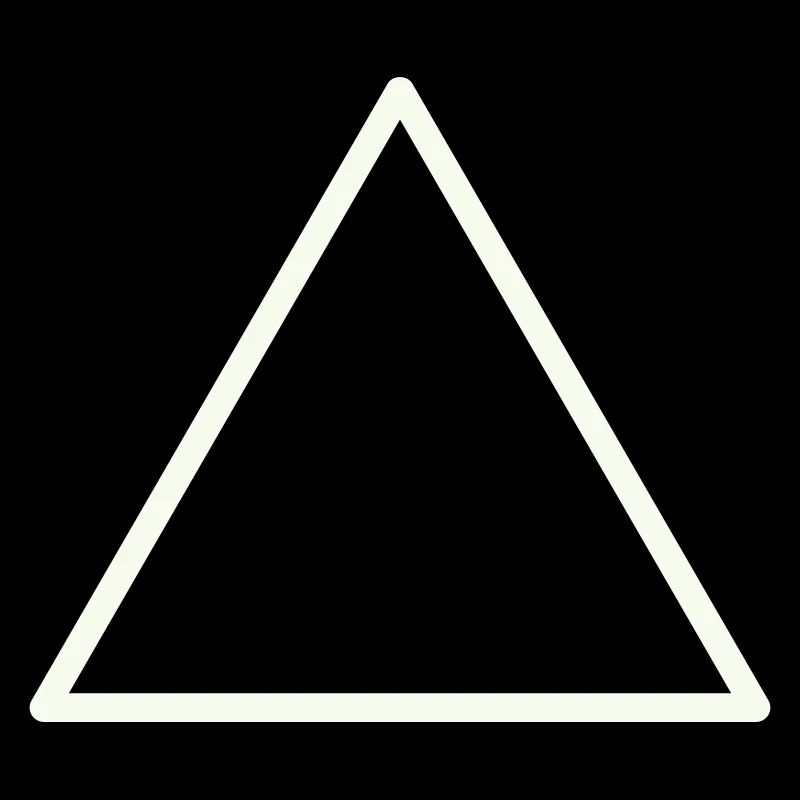Contour géométrique du triangle