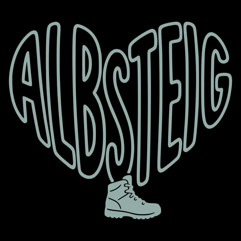 Cœur Albsteig avec des bottes de randonnée