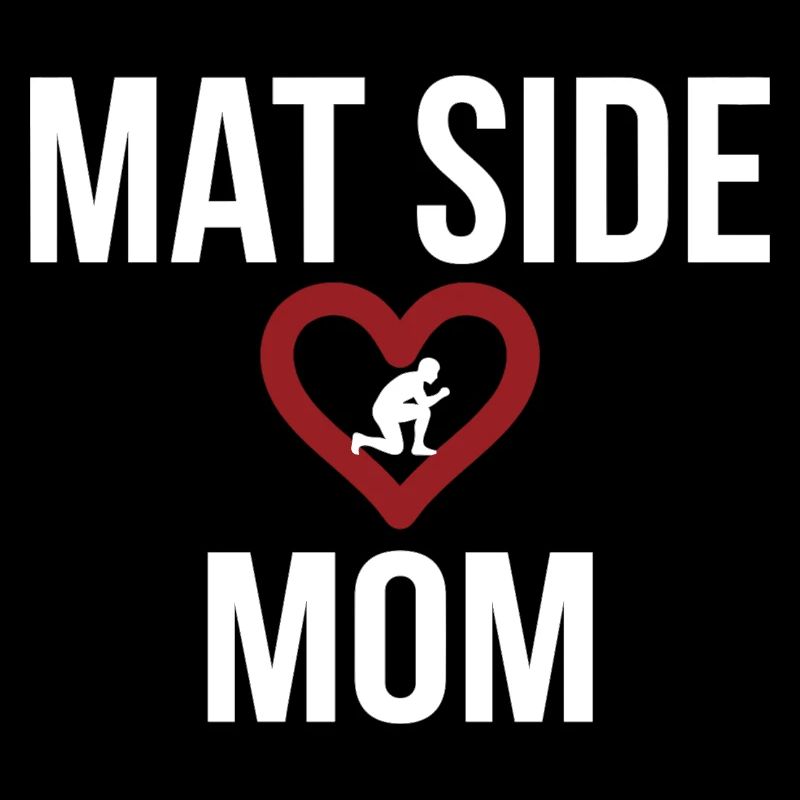 Mat Side Mom Heart Design