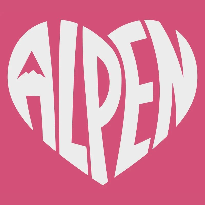 Alpine Heart Design - Couleur de design variable