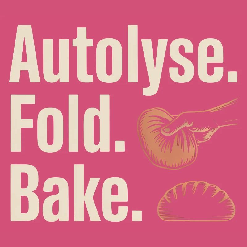 Autolyse Fold Bake Bread Art