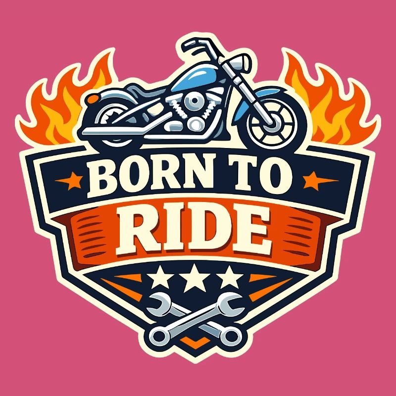 BornToRide Motorrad Logo