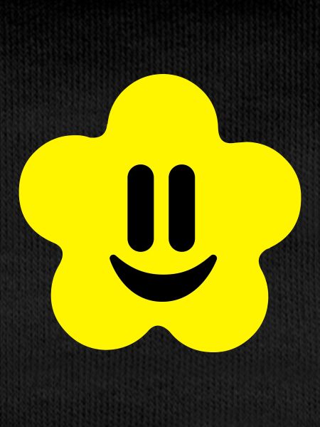 flower power smiley