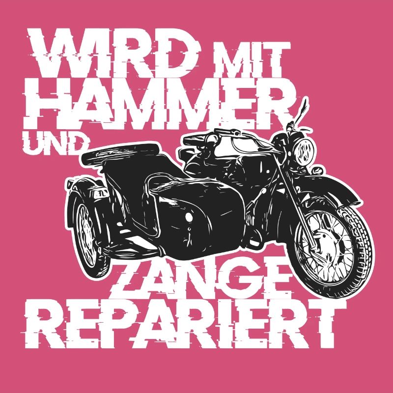 Ural M72 - Wird mit Hammer und Zange repariert
