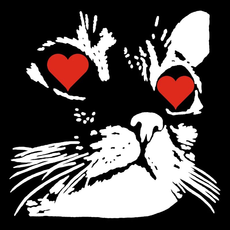 Un amour de chat blanc
