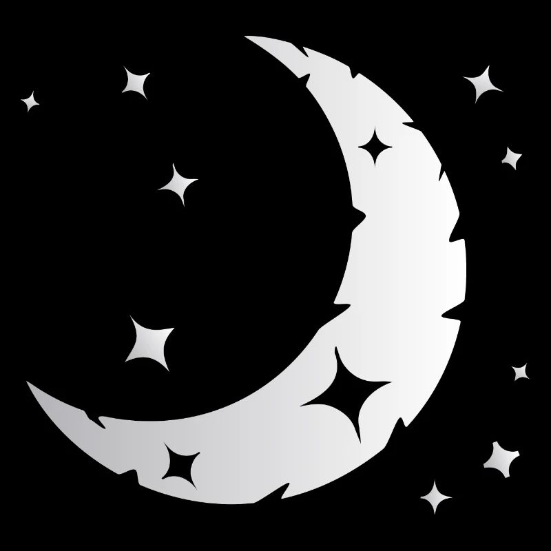 La lune et les étoiles
