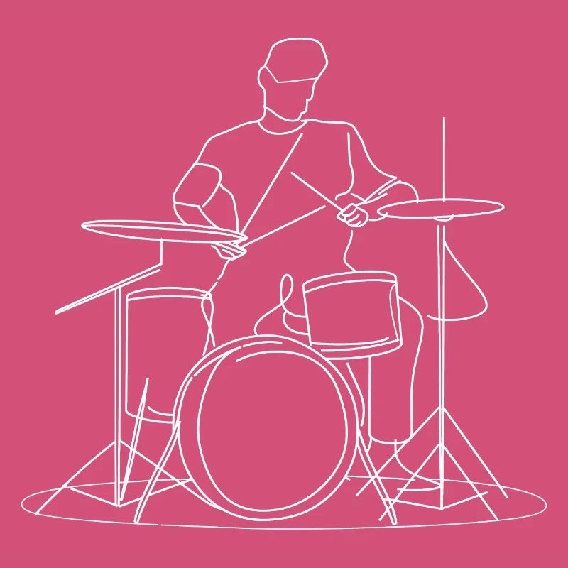 Dessin du batteur