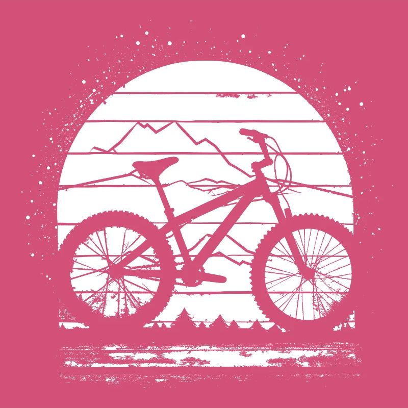 Mountain Biking Drawing