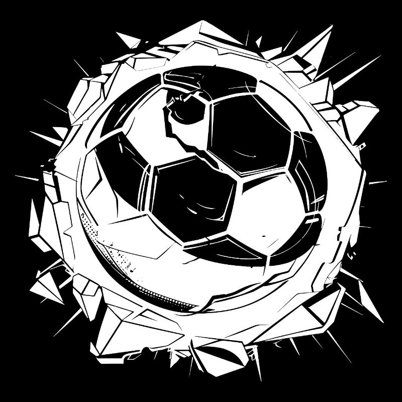 Fußball Zeichnung