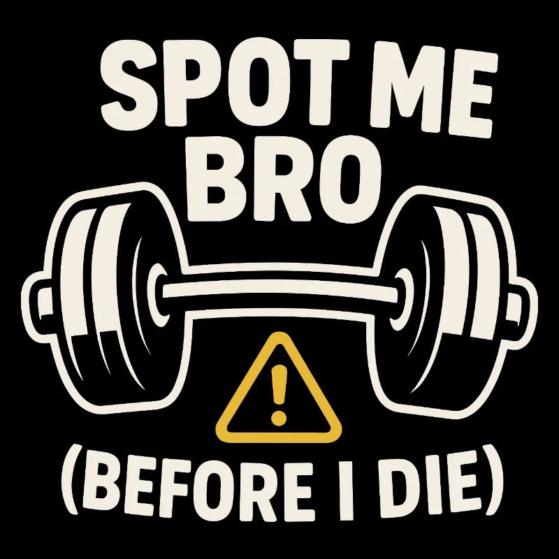 Drôle de développé couché Meme Spot Me Bro Powerlifting