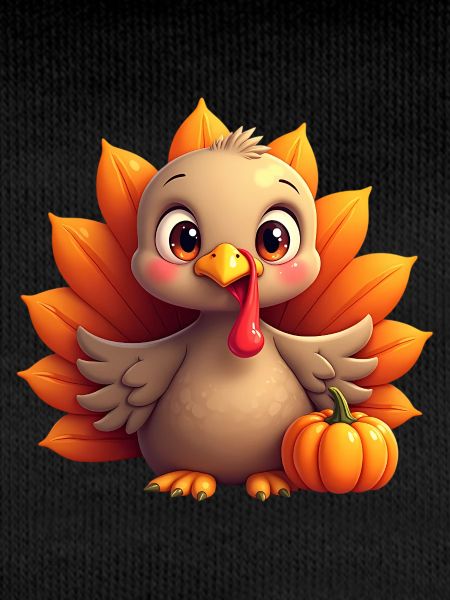 Bébé dinde de Thanksgiving