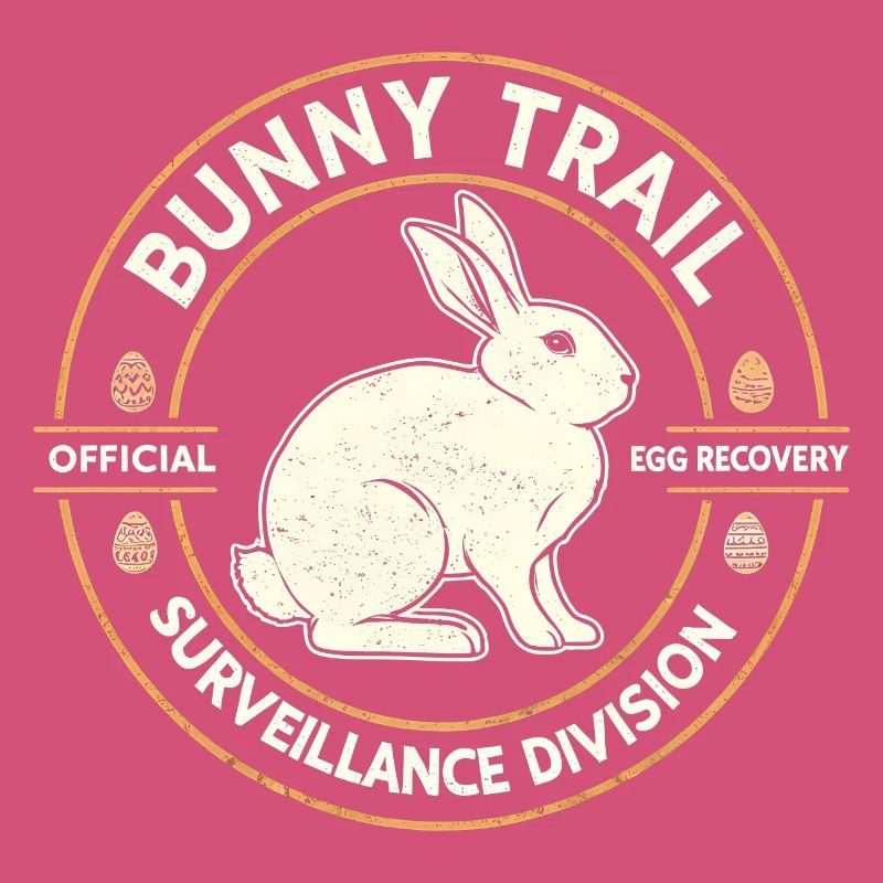 Rabbit Path Surveillance Department Funny Easter