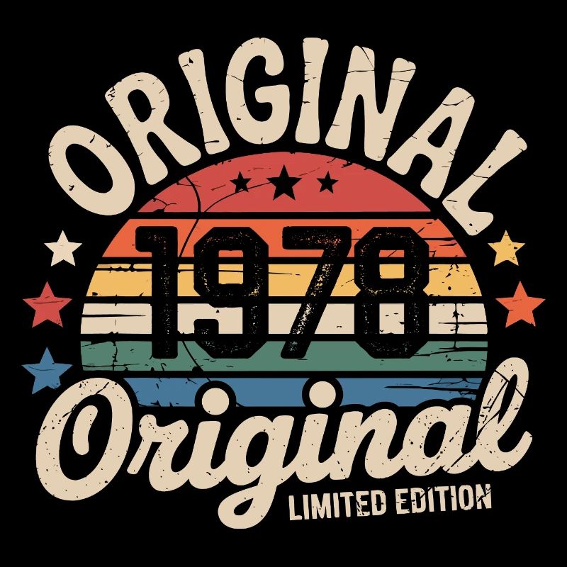 1978 Vintage Édition limitée Cadeau 1978