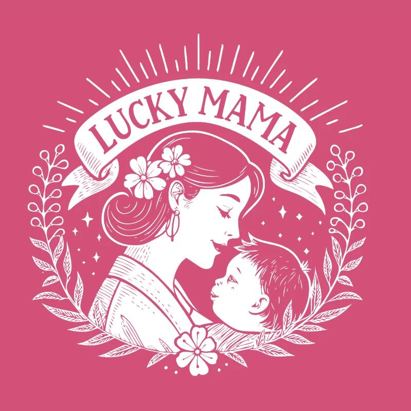 Lucky mama avec bébé