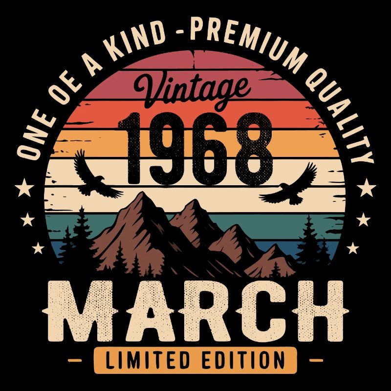 March 1968 58th Anniversary Gift March 1968