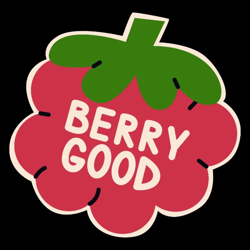 T-shirt drôle aux framboises, fruit mignon