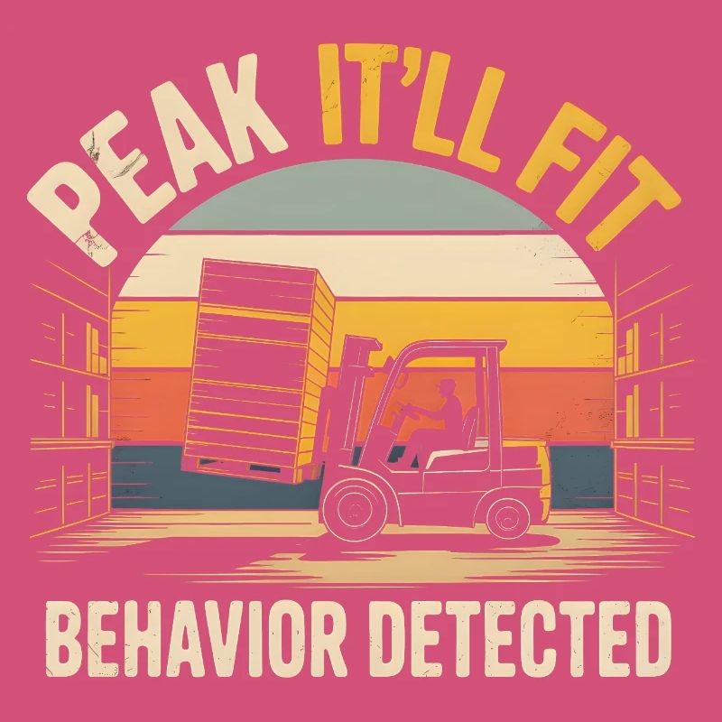 Wird schon passen | Staplerfahrer Humor