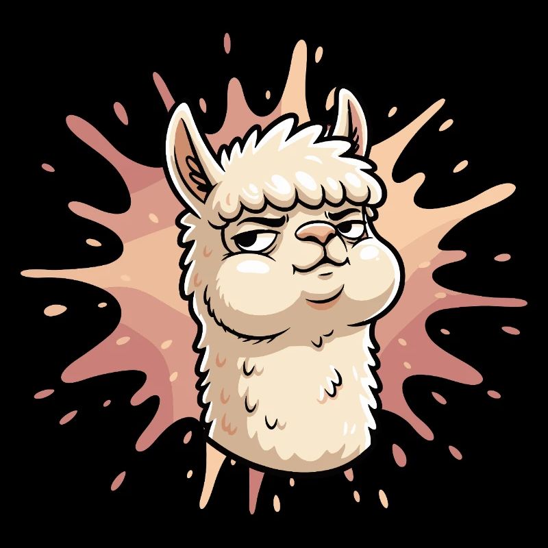Confident Llama Splash